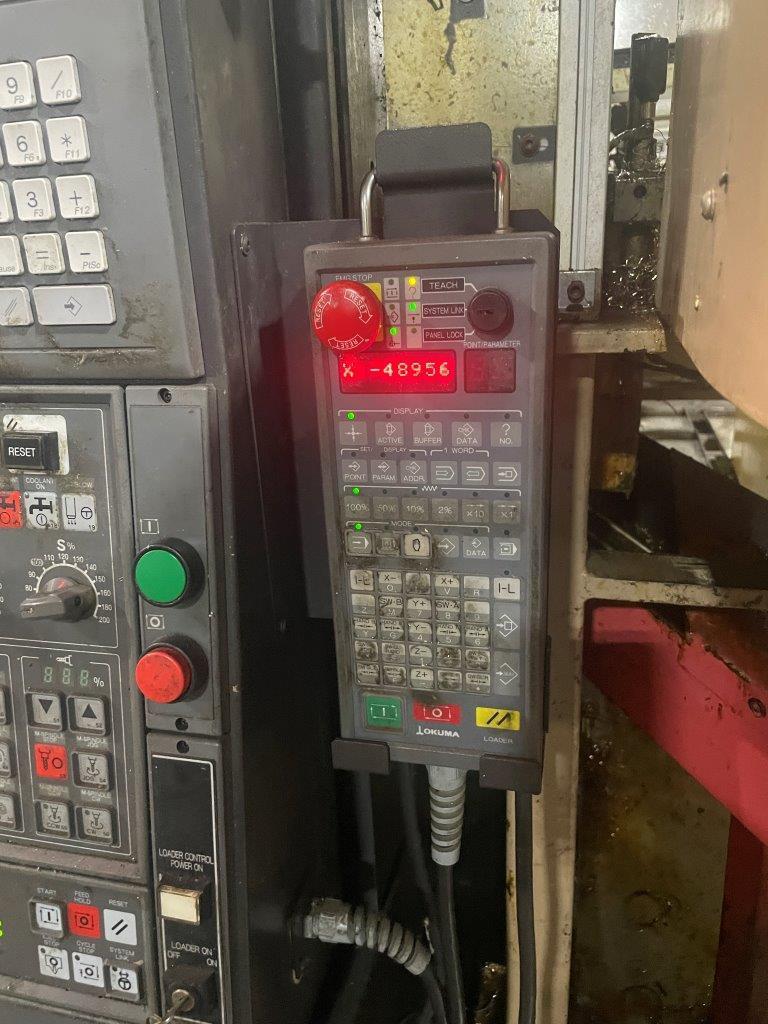Okuma #2SP-150H, CNC lathe, OSP-P300L Control, 13.7" swing, 3-jaw 8" chuck, 2" bar, pendant Control, 2015 - Image 6