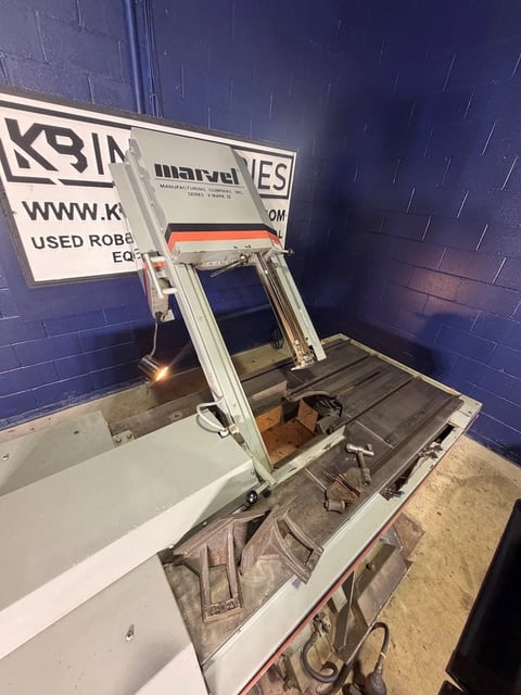 18" x 22" Marvel #Series-8-Mark-II, tilting column vertical band saw, 174" x 1" blade, 450 FPM, 2 HP - Image 4