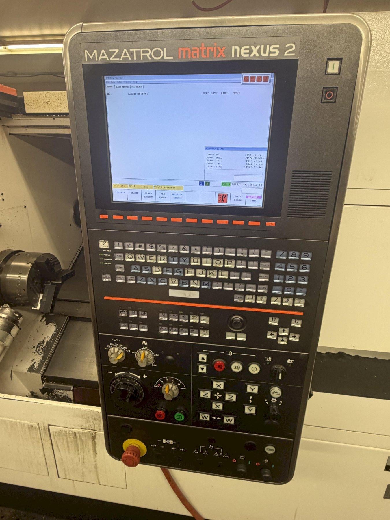 Mazak #Quick-Turn-Nexus-250MSY-II, CNC turning lathe, 26.5" swing, 8" chuck, 3" bar, 14.96" dia., 21.27" - Image 4