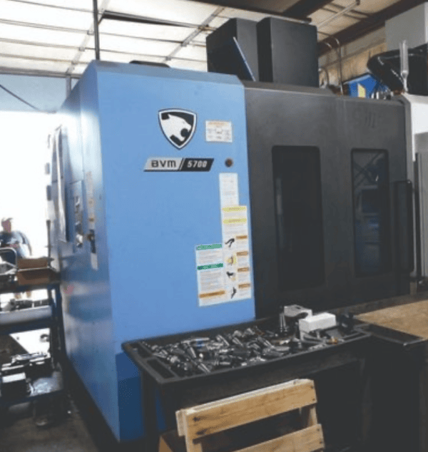 Daewoo Doosan #BVM5700, CNC vertical machining center, 41.3" X, 22.4" Y, 18.1" Z, 15000 RPM, #40, 50 HP - Image 1