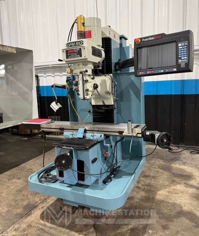 Southwestern Industries #Trak-DPM-RX2, CNC vertical mill, 9" x49" tbl., 3 HP, 31" X, 16" Y, 23.25" Z, R8 - Image 3