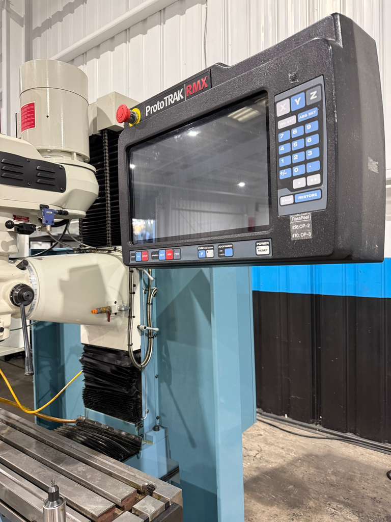 Southwestern Industries #Trak-DPM-RX2, CNC vertical mill, 9" x49" tbl., 3 HP, 31" X, 16" Y, 23.25" Z, R8 - Image 4