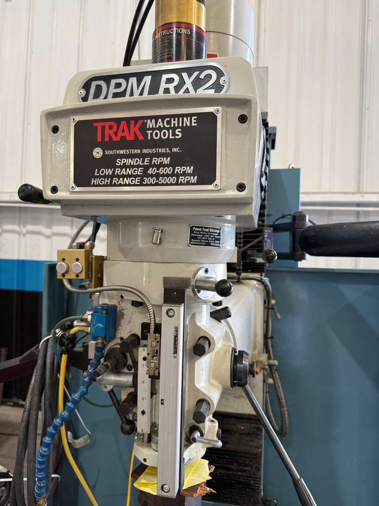 Southwestern Industries #Trak-DPM-RX2, CNC vertical mill, 9" x49" tbl., 3 HP, 31" X, 16" Y, 23.25" Z, R8 - Image 8