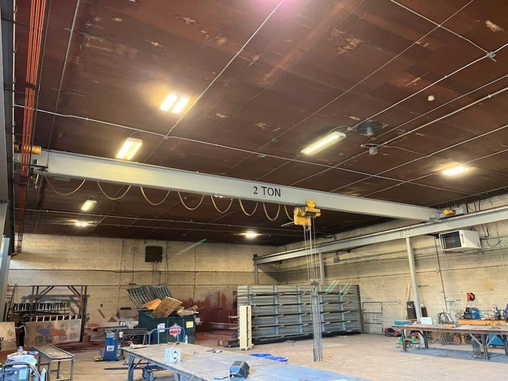 2 Ton, Overhead Bridge Crane, 4000 lb. capacity, Disassembled - Image 1