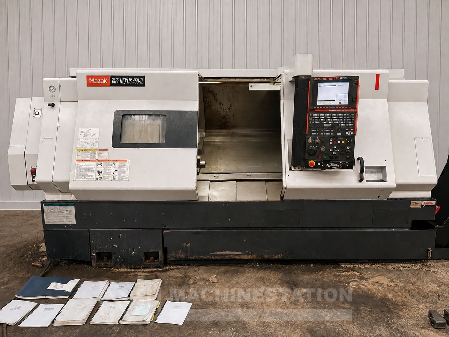 Mazak #Quick-Turn-Nexus-450II, CNC turning lathe, 33.2" swing, 18" chuck, 3-jaw, 4" bar, 22.83" dia., 39.37" - Image 2