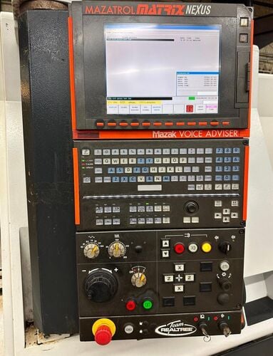Mazak #Quick-Turn-Nexus-450II, CNC turning lathe, 33.2" swing, 18" chuck, 3-jaw, 4" bar, 22.83" dia., 39.37" - Image 6