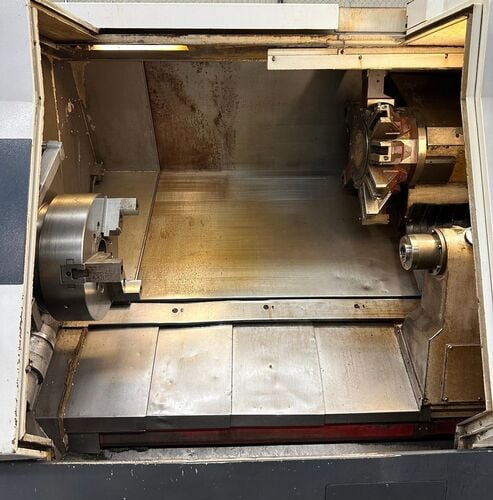 Mazak #Quick-Turn-Nexus-450II, CNC turning lathe, 33.2" swing, 18" chuck, 3-jaw, 4" bar, 22.83" dia., 39.37" - Image 10