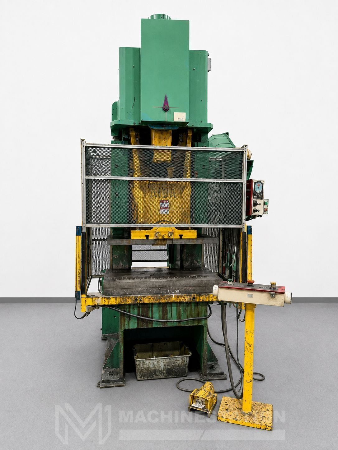 100 Ton, Aida #PP-XGC-100, single point gap frame press, 6.69" stroke, 13.78" Shut Height, 12" throat, 50 - Image 2