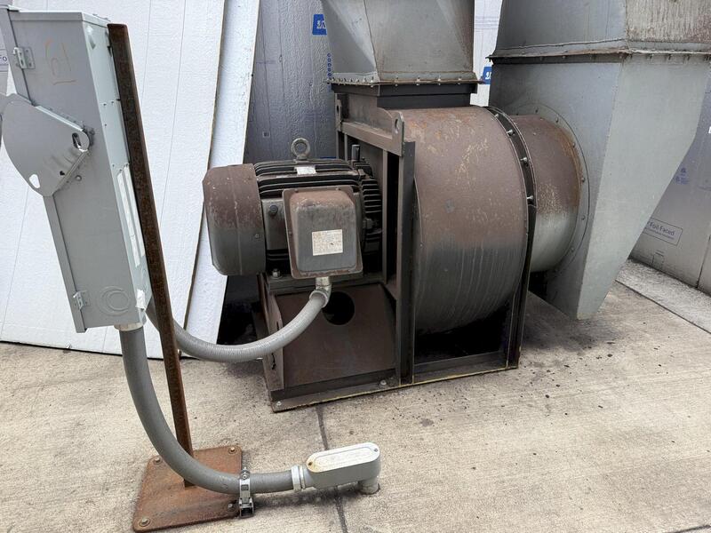 20,000 cfm Donaldson Torit #RF-276, Round Pulse Dust Collector, 100 HP Max-pe motor, Yaskawa soft start - Image 7