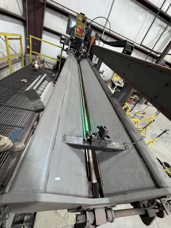 12' Bancroft Miller, linear sub-arc seam welder, w/ Lincoln Idealarc #AC1200 welder - Image 3