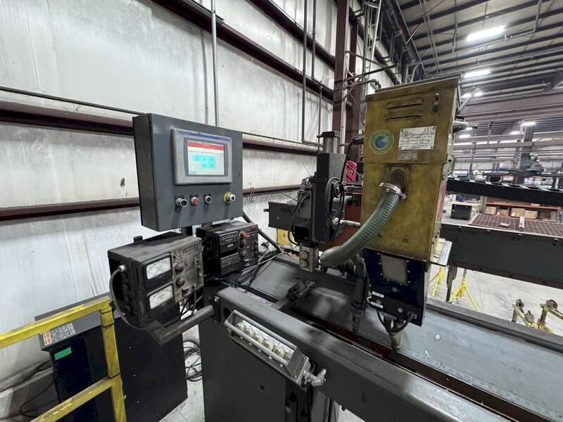 12' Bancroft Miller, linear sub-arc seam welder, w/ Lincoln Idealarc #AC1200 welder - Image 4