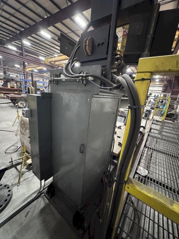 12' Bancroft Miller, linear sub-arc seam welder, w/ Lincoln Idealarc #AC1200 welder - Image 7