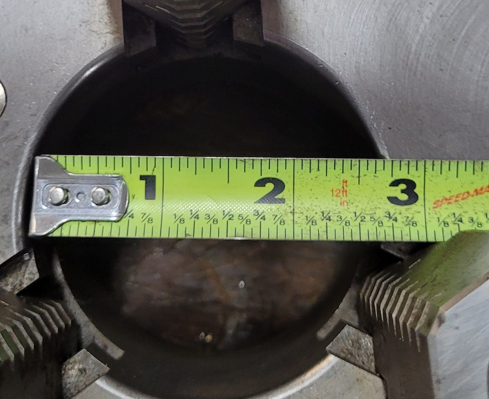 9" Kobayasi Victor #TC230F, 3-jaw lathe chuck, plain back, 2-3/4" thru hole, 1600 RPM, w/ chuck key, plate & - Image 6