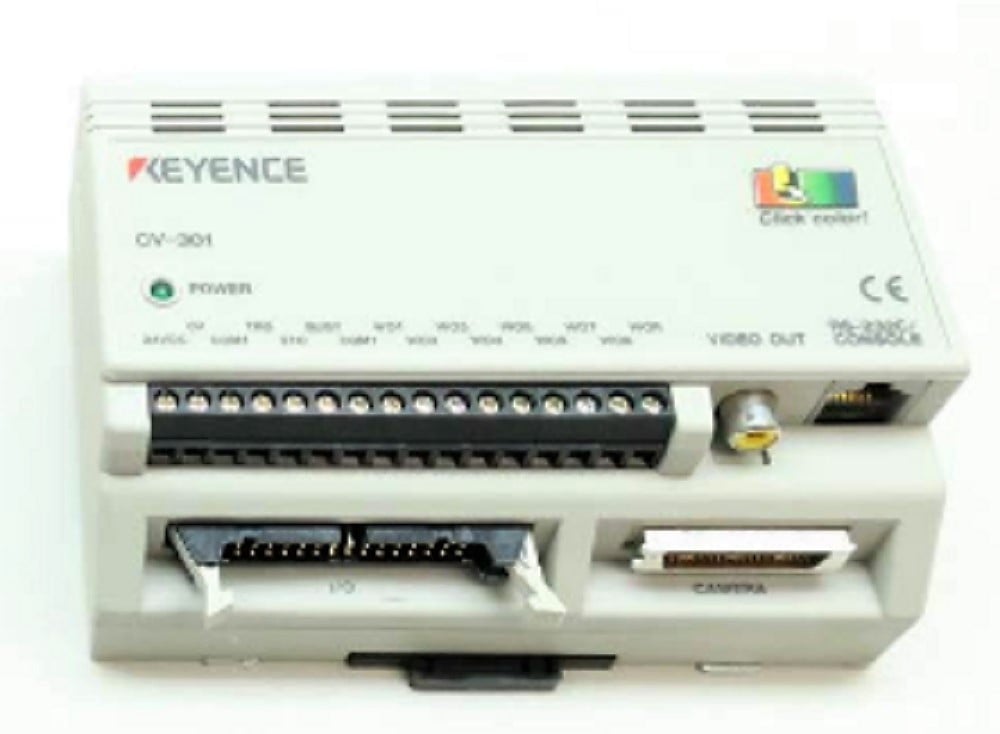 Keyence #CV-301, Intuitive Machine Vision System Control Module, Refurbished - Image 1