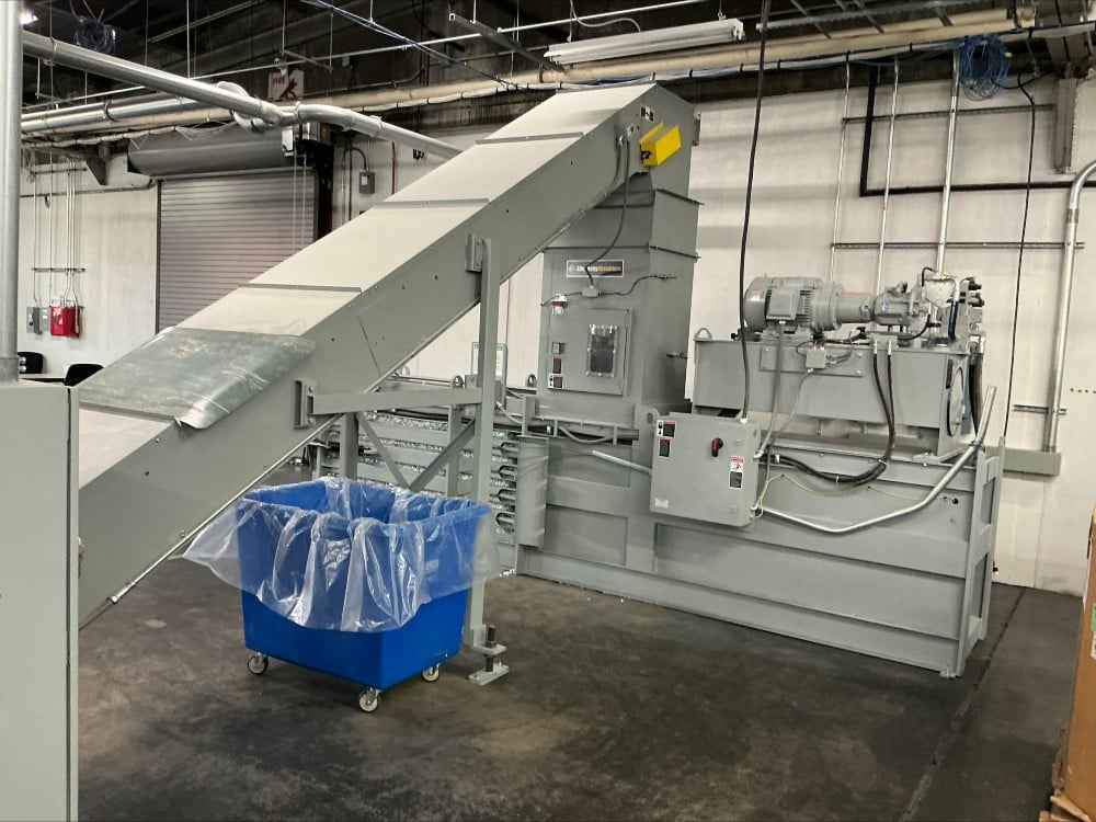 Allegheny Bradford Shredding System - Shredder - Tipper - Conveyor - Baler - Dust Collection System - Image 3