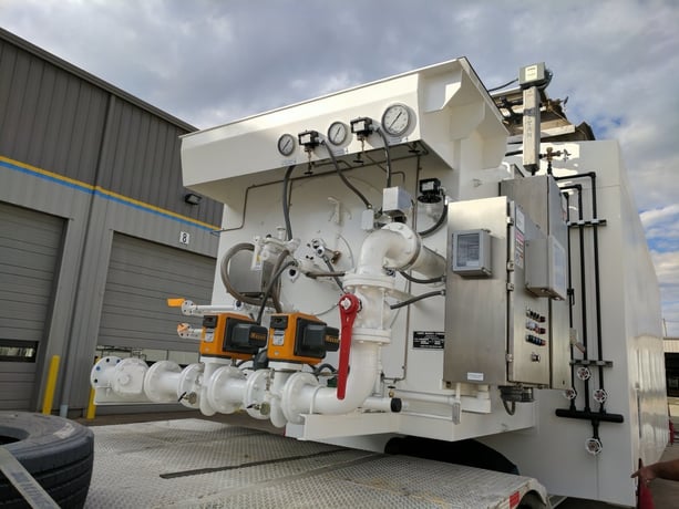 82500 PPH Victory Energy, Low Nox watertube boiler, 350 psi, gas/#2, Faber low NOx, natural gas or No. 2 fuel - Image 1