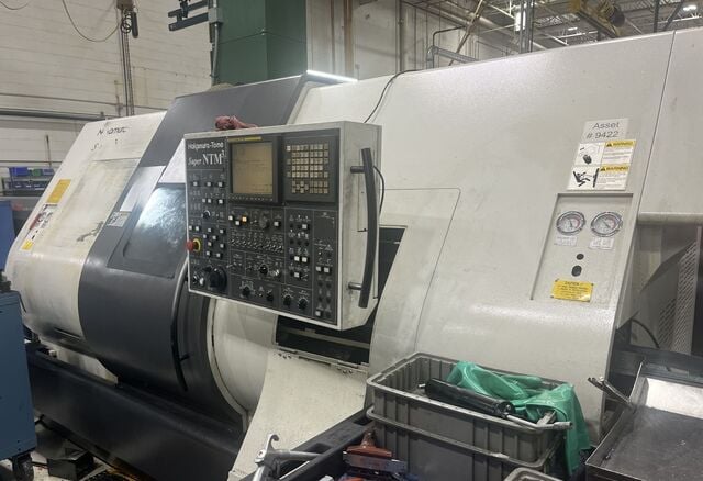 Nakamura Tome #Super-NTM3, cnc lathe, 7.48" diameter x 8.07" L max, 2.5" bar, A2-6 spindle, 20 HP, 5000 RPM - Image 1