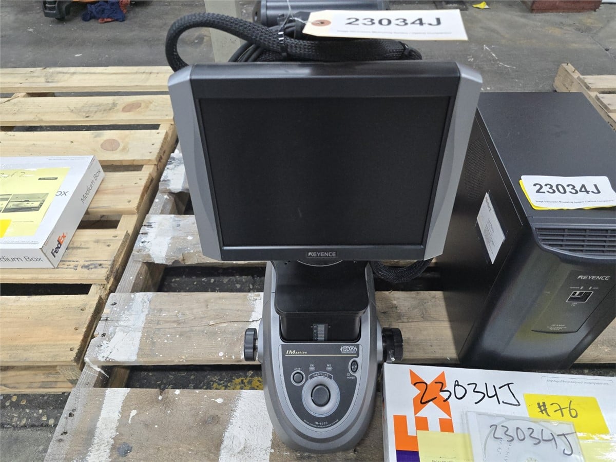 Keyence #IM-6020, image dimension measuring system, 3.94" diameter wide-field measuring area, 6.6 megapixel - Image 7