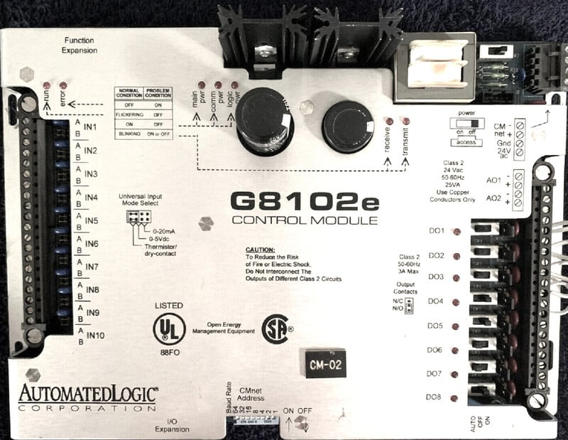 Automated Logic G8102e GX-Line General Purpose Direct Digital Control Module DDC, Refurbished - Image 1