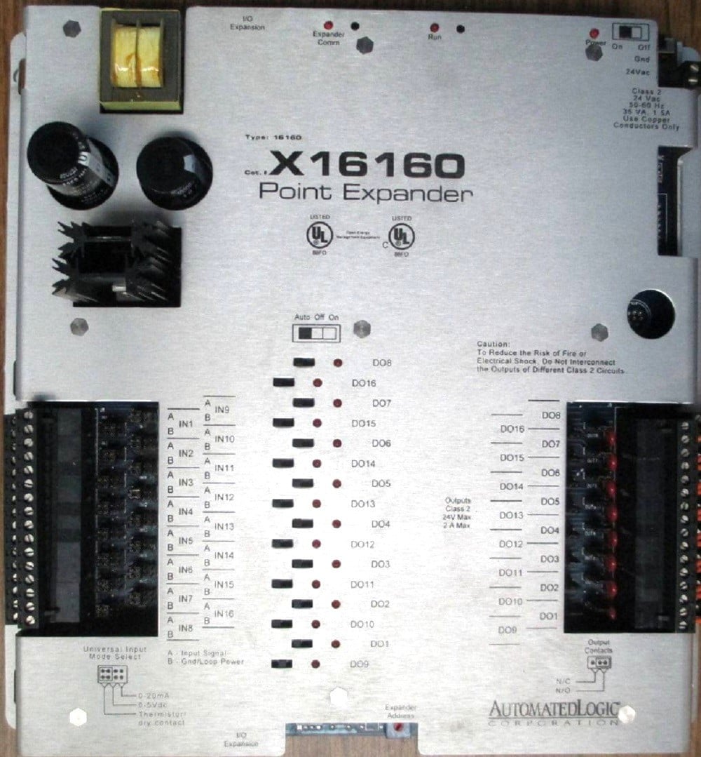 Automated Logic X16160 Point Expander Control Module, Refurbished - Image 1