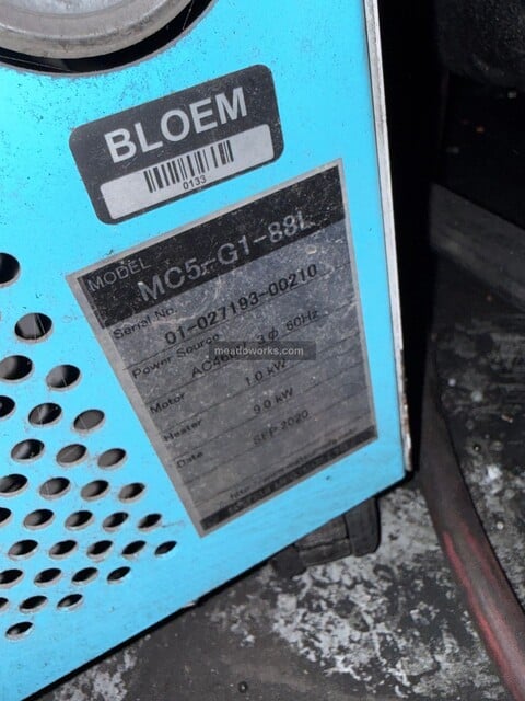 9 KW Matsui #MC5-G1-88L, Water Temperature Control Unit, 1.34 HP motor, 460 Volts, 2020, (2 available) - Image 4