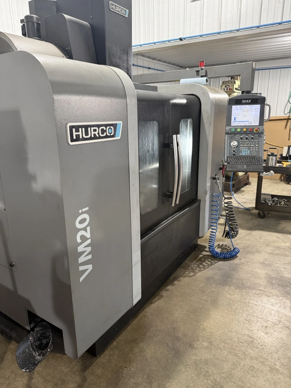 Hurco #VM20I, CNC Vertical Machining Center, 40" X, 20" Y, 20" Z, 20" x 46" table, 20 HP, 12,000 RPM, CAT 40 - Image 1