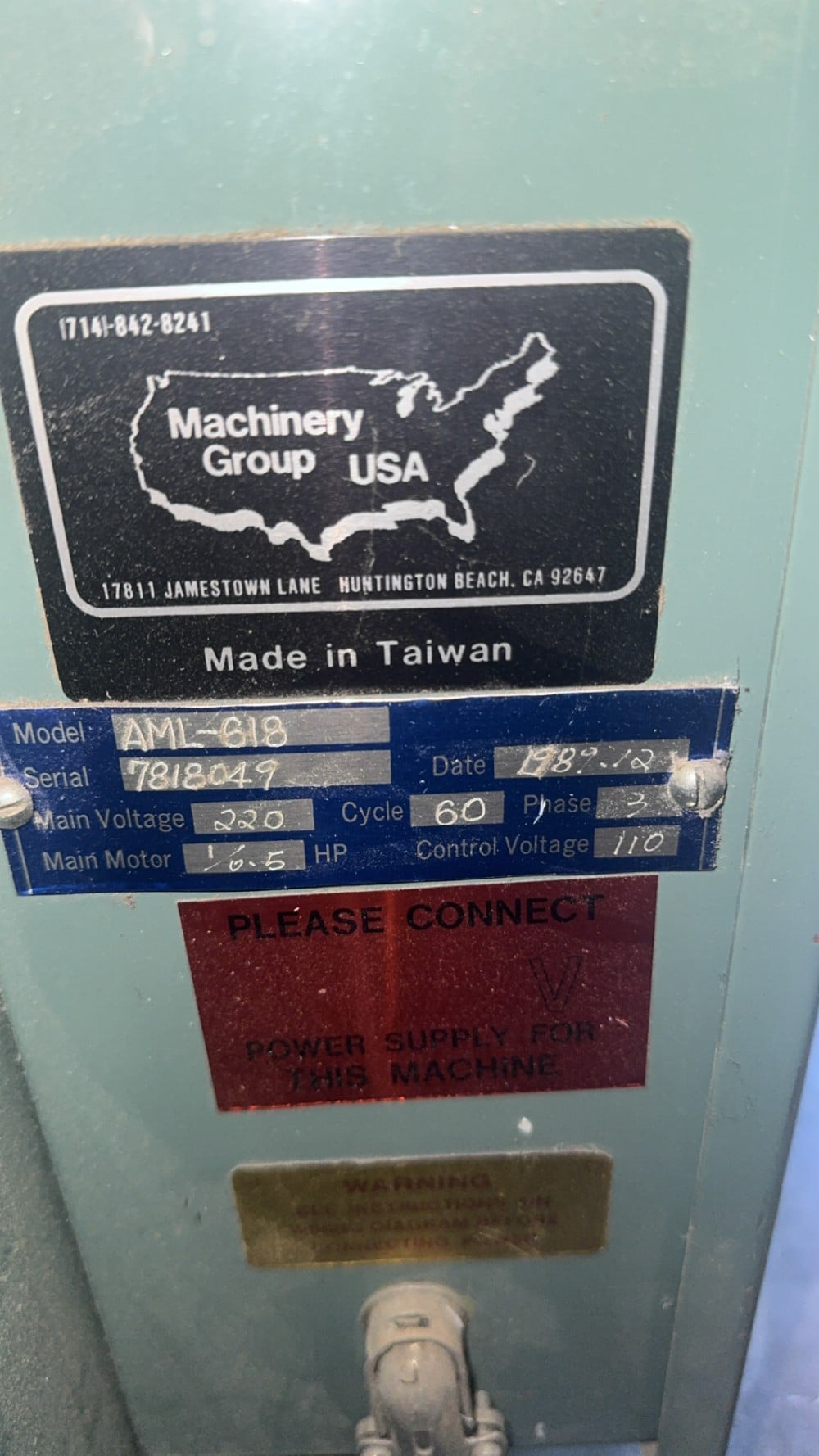 11" x 18" MSC #AML-618, Precision Toolroom Lathe 1.5 HP Acurite III & Trico Spraymaster - Image 2