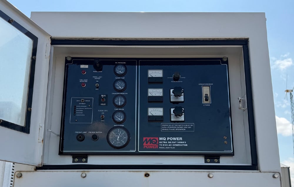 62 KW Multiquip #DCA70USI, diesel generator set, 277/480 Volts, 3-phase, 1800 RPM, Isuzu FF-4BG1T engine - Image 7