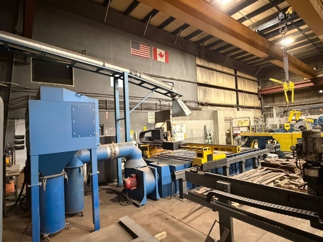 Ajan PP-260A, Oxy Fuel CNC Plasma Table, 6' x 13' table, 1.57" max thick, 260A, 2018 - Image 1