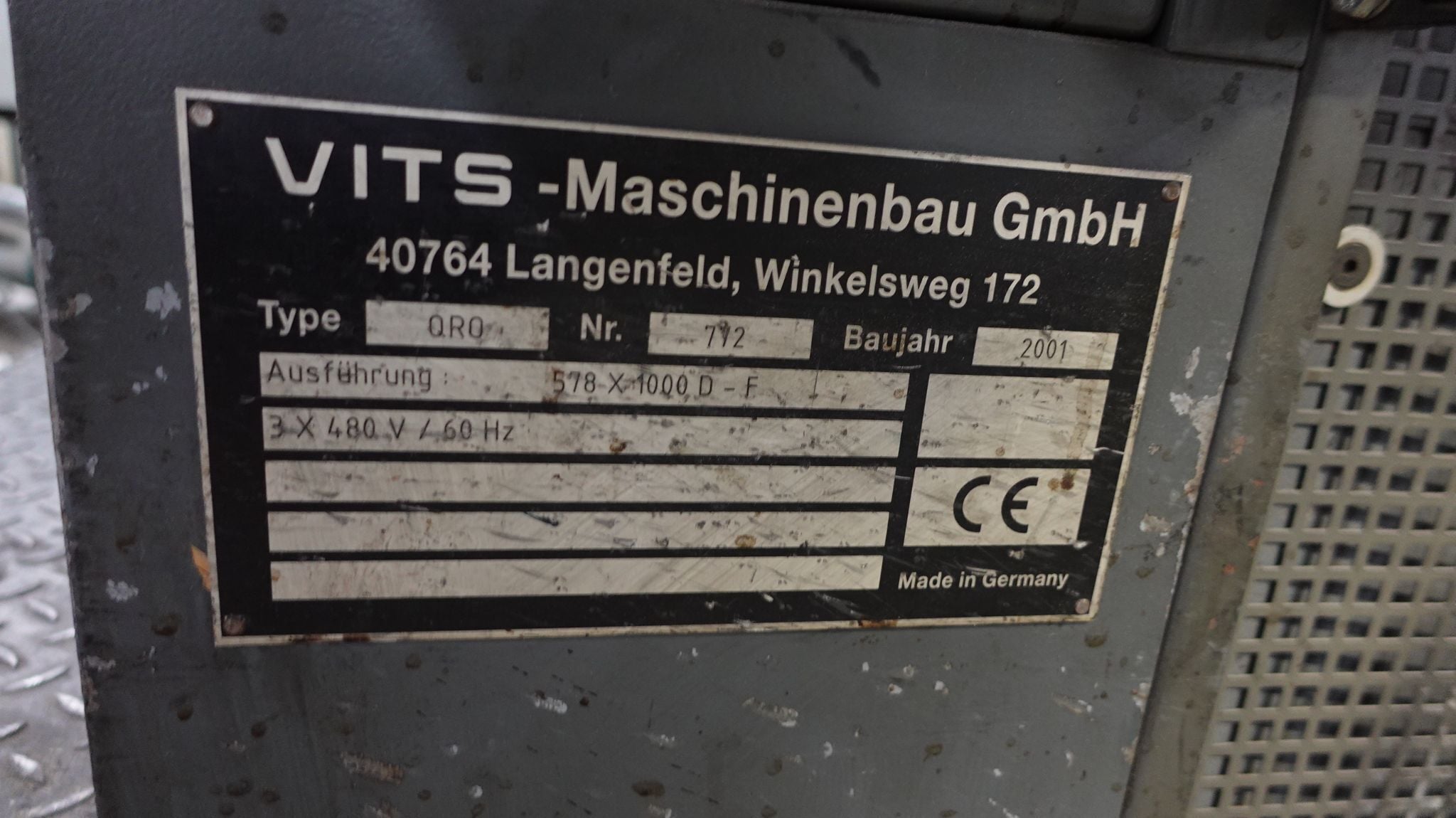 38" Vits #Rotocut, Sheeter, air flotation system, 22.75" cutoff, 2001 - Image 2