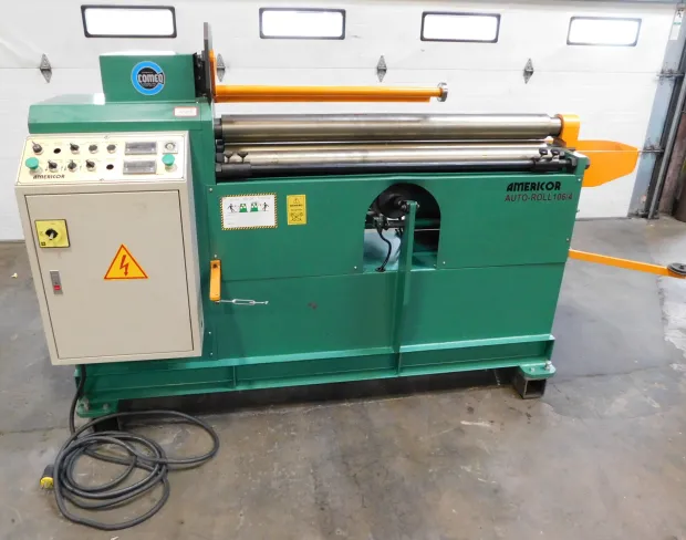 4' x 12 gauge Lemas #AUTO-ROLL-106/4, 4 Roll Sheet Roll, Americor Prog. Control, 2007 - Image 1