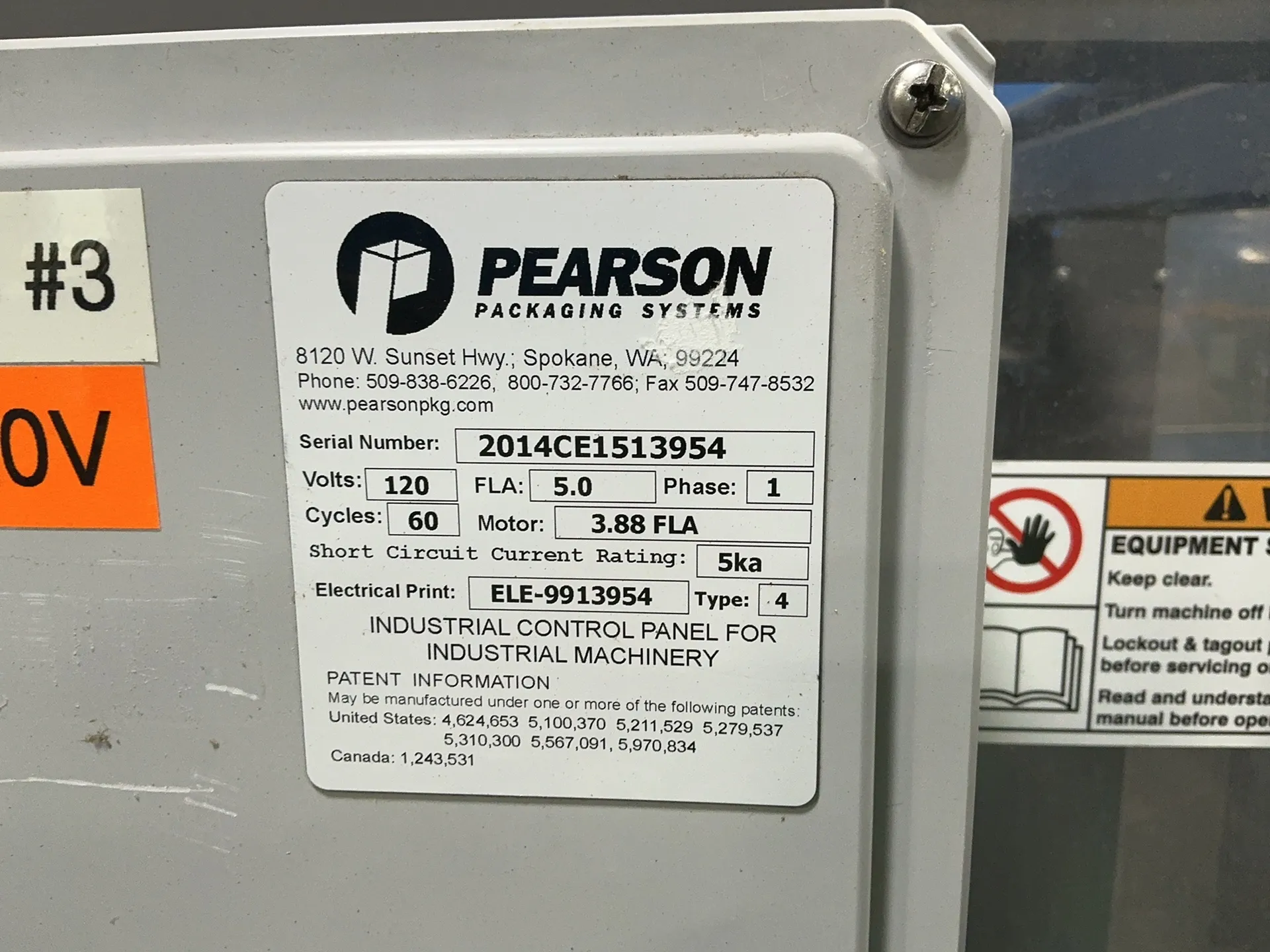 Pearson #CE15, box forming system, 120 V. - Image 4