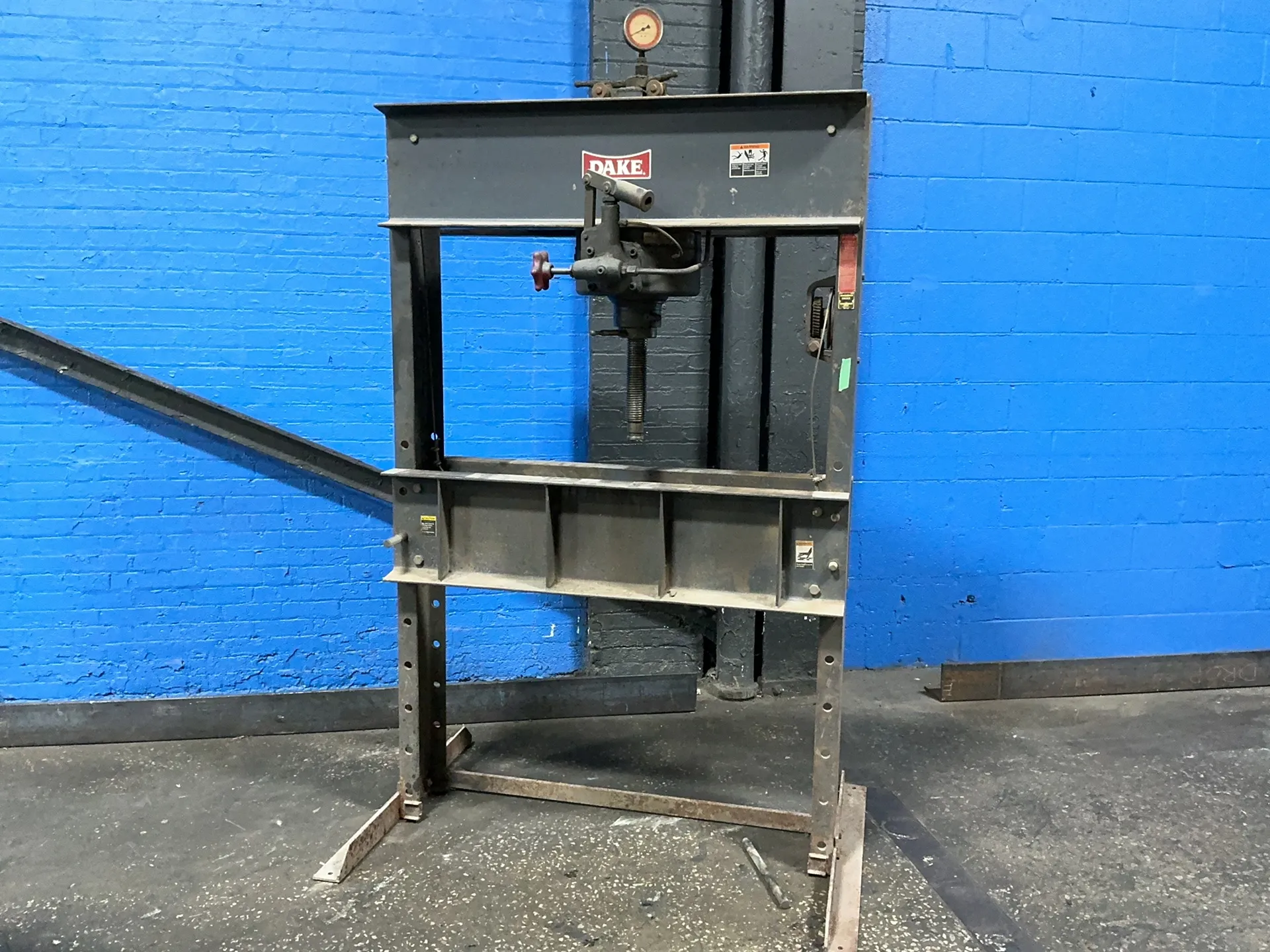 75 Ton, Dake #75-H, hydraulic H-frame press - Image 4