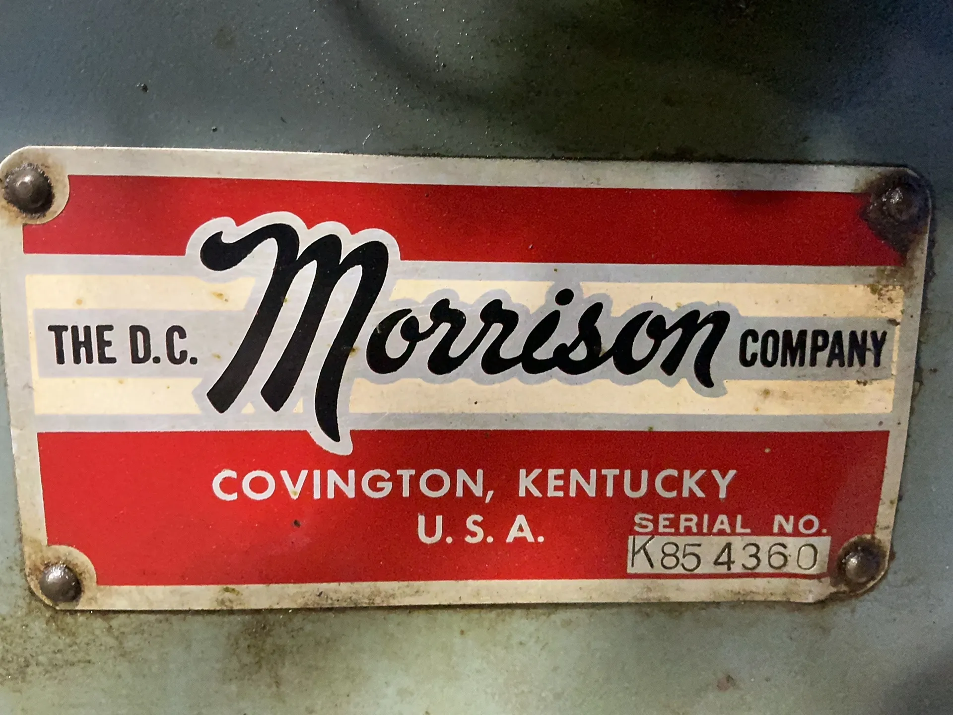 D.C. Morrison, keyseater, 24" x 27.5" capacity, 2 HP, 1800/900 RPM, 460 V., 3 Ph. - Image 1