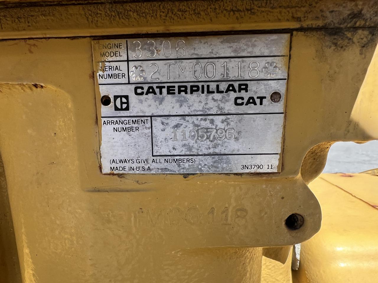 250 KW Caterpillar #SR4, diesel generator set, 3306 DITA engine, 120/208 Volts, 1/3 phase, open skid, 350 - Image 7