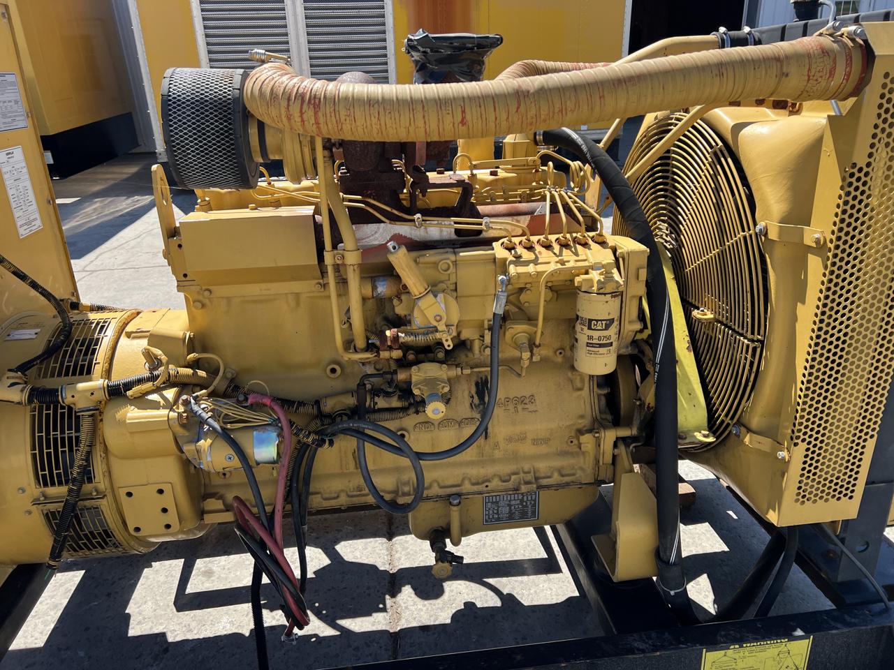 250 KW Caterpillar #SR4, diesel generator set, 3306 DITA engine, 120/208 Volts, 1/3 phase, open skid, 350 - Image 10