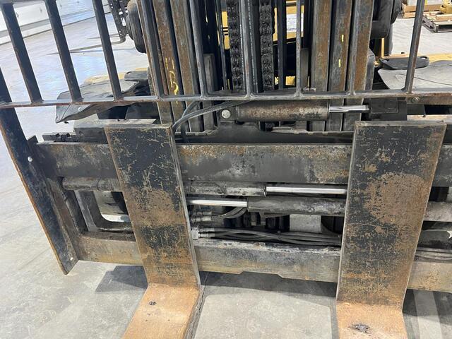 12,000 lb. Caterpillar #DP55N1, diesel forklift, 42" forks, triple stage mast, side shift, fork positioner - Image 8