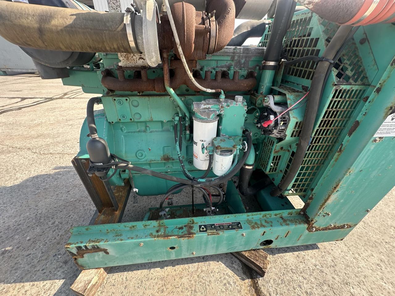 350 HP Cummins #QSL9-G2, engine power unit with radiator & air cleaner, 350 hours, 2005 - Image 9