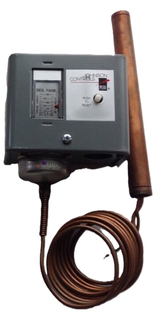 Johnson Controls A70HA-7C Temperature Control, Manual Reset, -10 to 65 deg F, NEW - Image 1