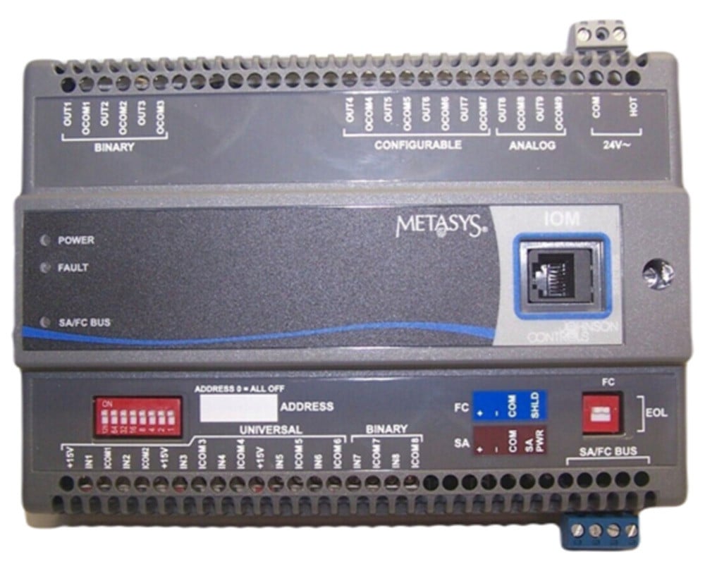 Johnson Controls MS-IOU4710-0U Metasys IOU4710 Input/Output Module, NEW - Image 1