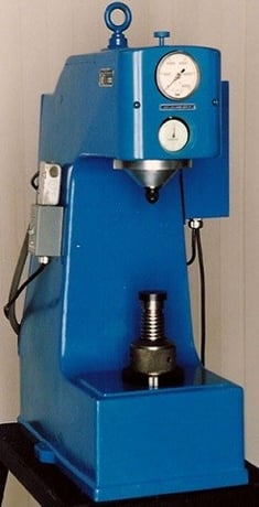 Detroit #DH-1, hydraulic Brinell hardness tester - Image 1
