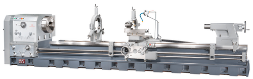 44" x 120" Kent #HL-44 Series, manual precision, 3 & 4-jaw chucks, #6MT, Steady Rest, new, #12789 - Image 1