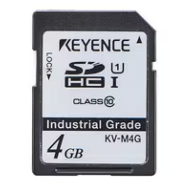 Keyence KV-M4G SD Memory Card 4GB, NEW - Image 1