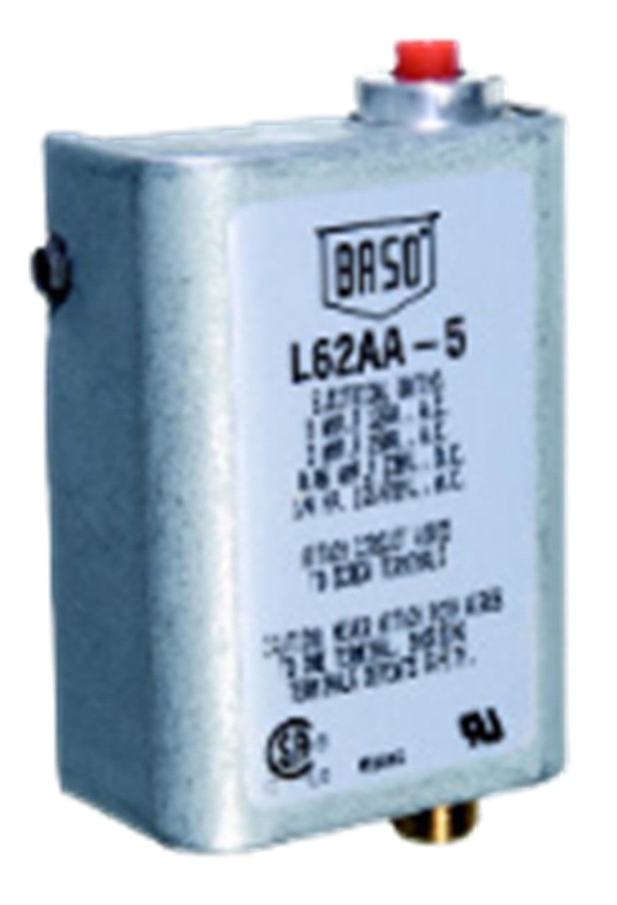 Baso Johnson Controls L62AA-5 Pilot Safety Switch, SPST, Manual Reset, NEW - Image 1