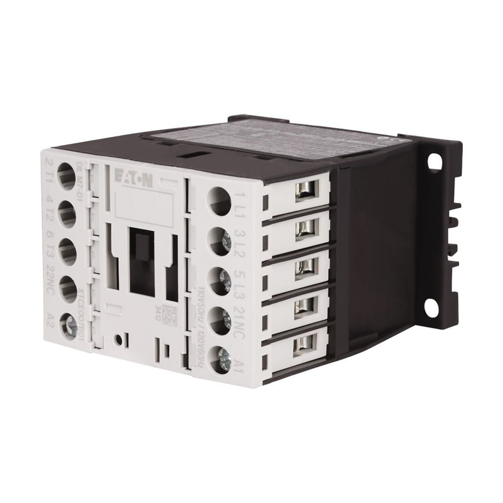 Eaton XTCE007B01A Contactor, 7A, 110 Vac 50 Hz, 120 Vac 60 Hz, 1NC, 7A, Frame B, NEW - Image 1