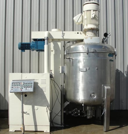Fryma #VME2400, vacuum mixer 2400 liter working capacity, triple shaft, tri-shaft mixer - Image 1
