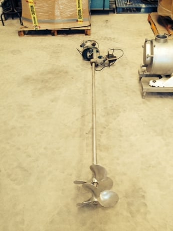 .33 HP Lee #RG-4, clamp-on agitator, 115/230 V., 1725 RPM motor into gear reducer - Image 2