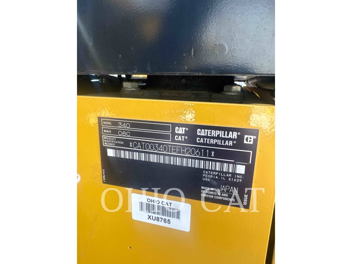 Caterpillar 340 08 TCS, 1063 hours, S/N: EFH20611, 2024 - Image 6