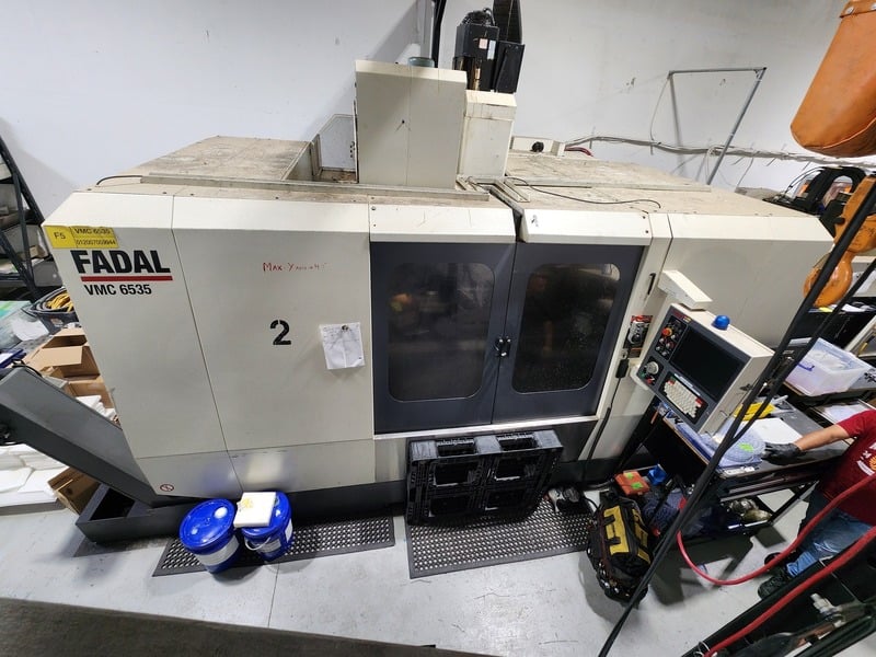 Fadal #VMC6535, CNC Vertical Machining Center, 65" X, 35" Y, 34" Z, 74.8" x 26.5" table, 7500 RPM, 32 - Image 1
