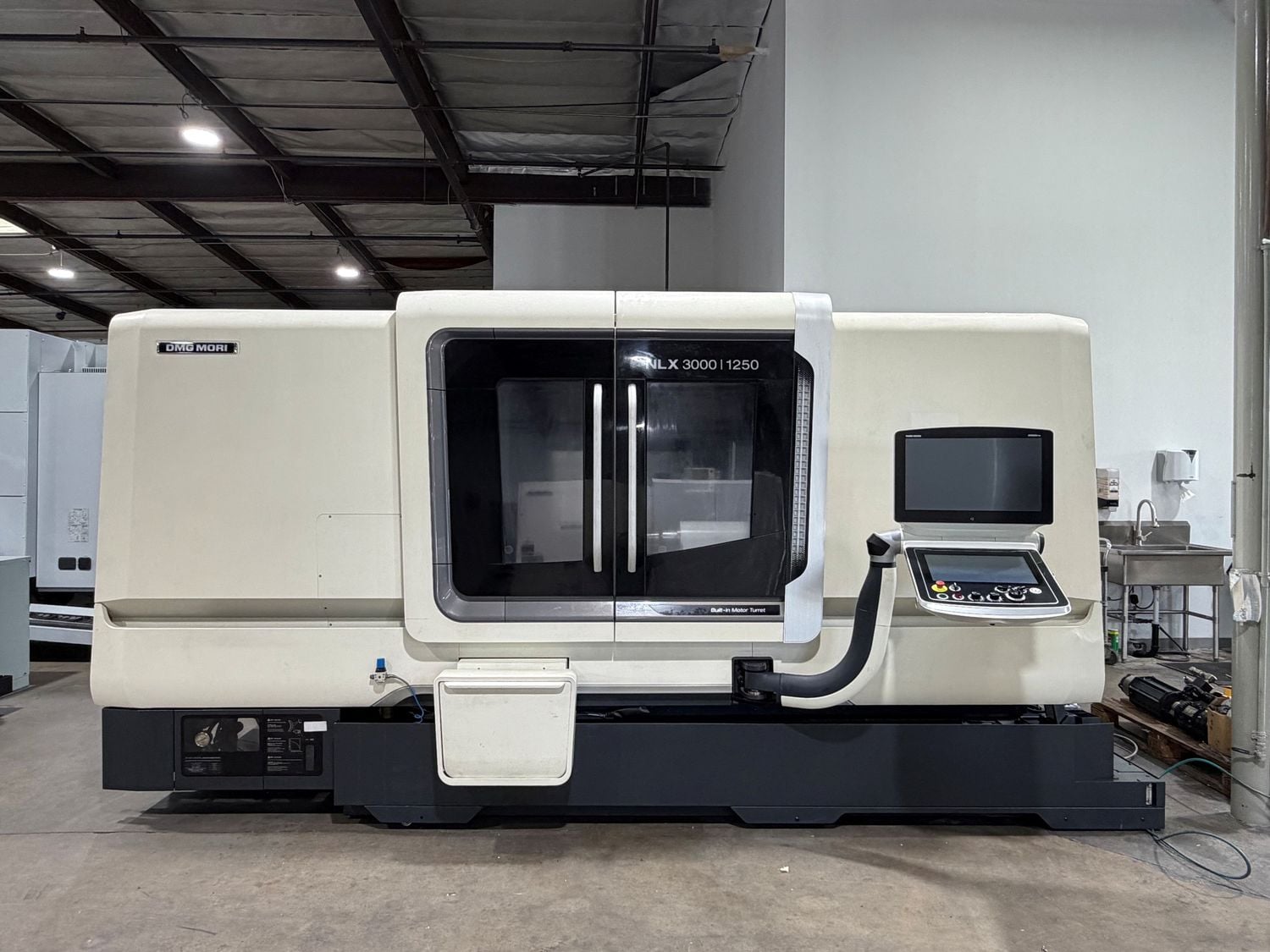 DMG, Mori #NLX-3000Y/1250, CNC lathe, 38.5" swing, 12" chuck, 4" bar, 16.5" dia., 49.6" lgth, A2-8, 12 - Image 1